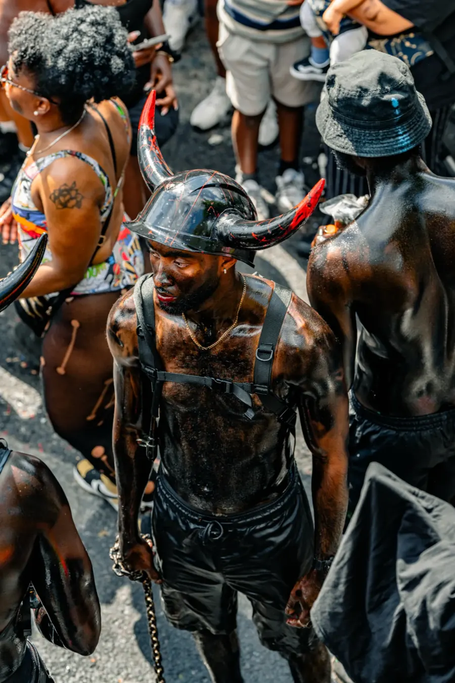 Carnival costume photographed in London