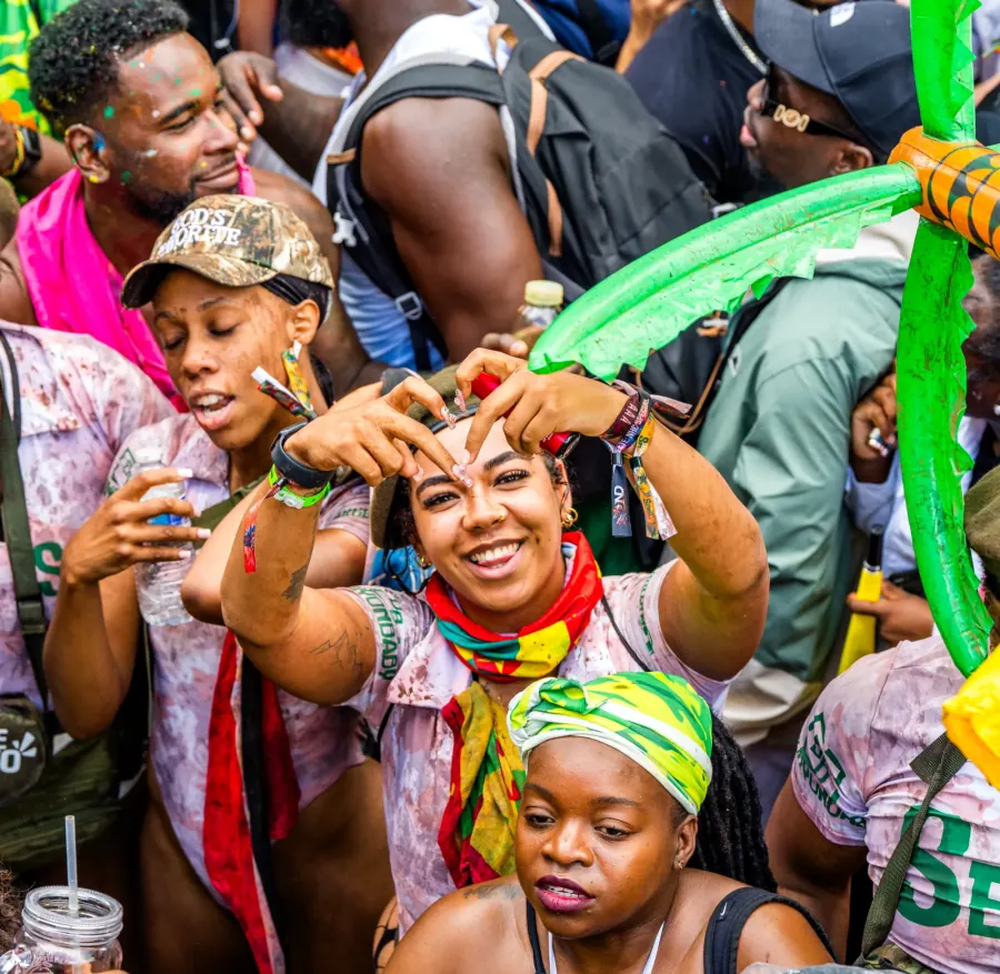 Carnival portrait taken on the road in London