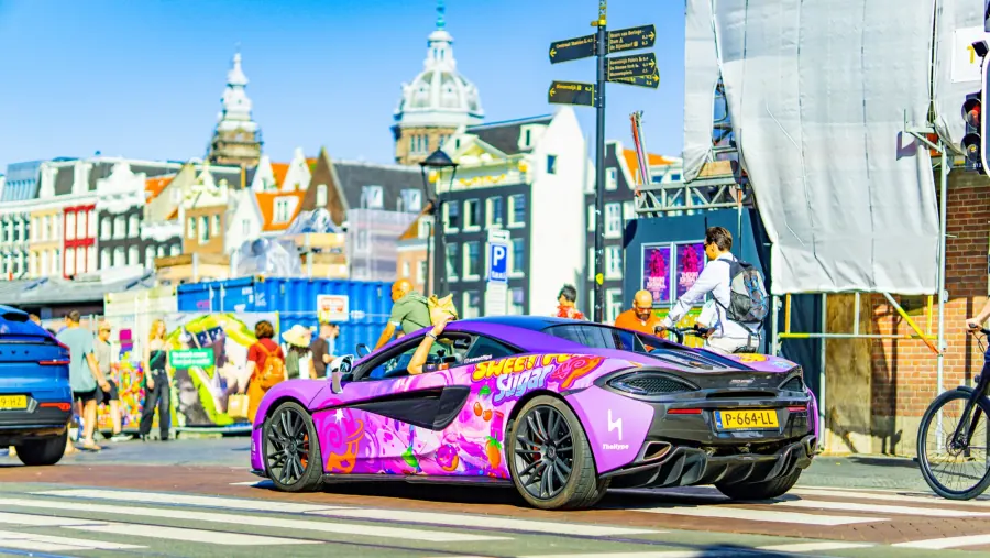 Car meet photography in London