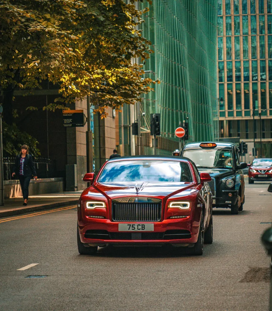 Vehicle photographed on location in London